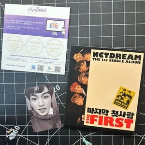 NCT Dream The First single Album K-pop Photocard included